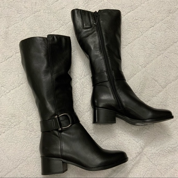 naturalizer tall black boots